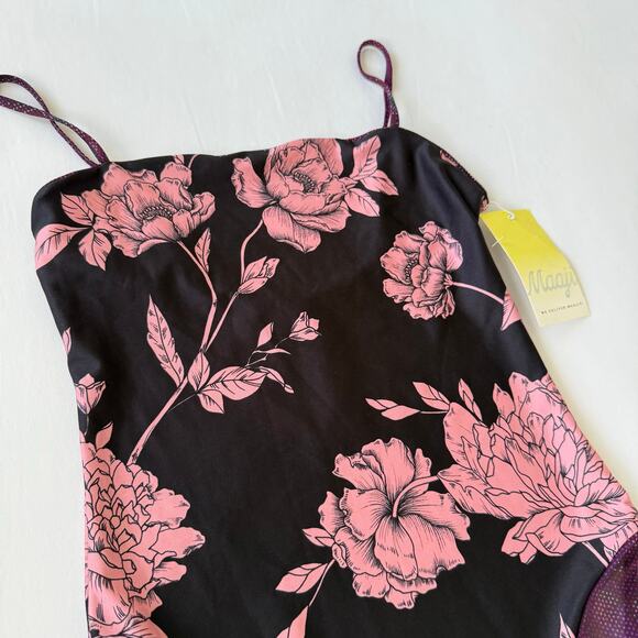 Maaji One Piece Reversible Swimsuit Floral Print Size S NWT - Picture 2 of 6